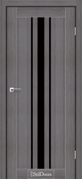 Двері StilDoors ARIZONA Чорне скло
