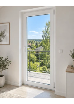 Металлопластиковые балконные двери VEKA Proline поворотно-откидное 900 x 2100 мм