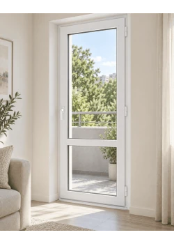 Металлопластиковые балконные двери WDS 76MD поворотно-откидное 900 x 2100 мм