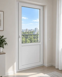 Металопластикові балконні двері WDS 6S поворотно-відкидне 900 x 2100 мм