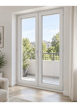 Металопластикові двері VEKA Softline 76 двостулкові 1400 x 1900 мм