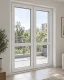 Металлопластиковые двери WDS 76 AD двустворчатые 1200 x 1900 мм