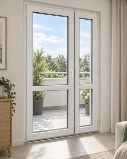 Металопластикові балконні двері VEKA Softline 82 поворотно-відкидне 1300 x 2200 мм