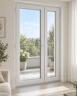 Металопластикові балконні двері VEKA Softline поворотно-відкидне 1300 x 2200 мм