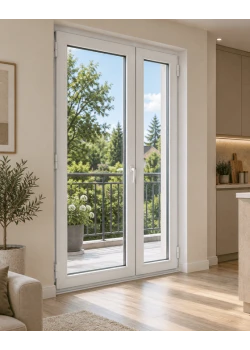 Металлопластиковые балконные двери VEKA Proline поворотно-откидное 1300 x 2000 мм