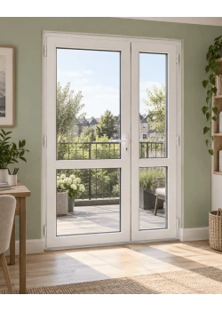 Металлопластиковые балконные двери VEKA Proline поворотно-откидное 1300 x 2200 мм
