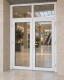 Металлопластиковые двери WDS 6S с фрамугой 900 x 2500 мм