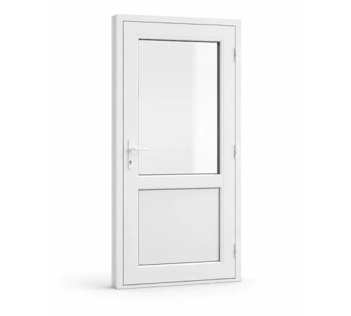 Металлопластиковые входные двери REHAU EURO 70 ламинированные 1100 x 2200 мм