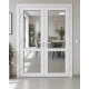 Металопластикові двері REHAU 60 двостулкові 1300 x 2100 мм