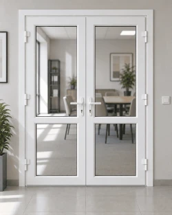 Металопластикові двері REHAU 60 двостулкові 1300 x 2100 мм