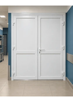 Металопластикові двері для технічних приміщень VEKA Softline 70 поворотні 1200 x 2000 мм