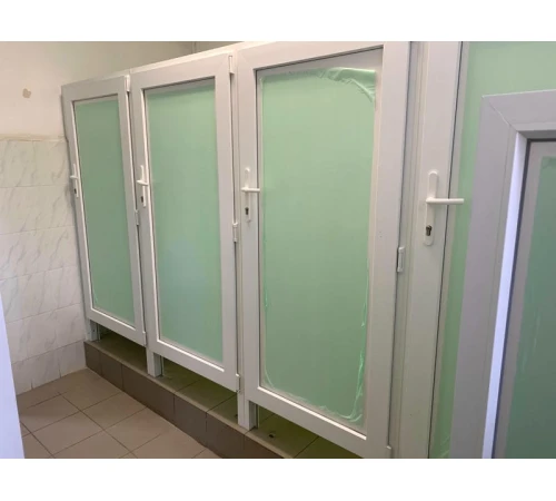Металлопластиковые двери для технических помещений REHAU EURO 60 поворотные 900 x 2000 мм