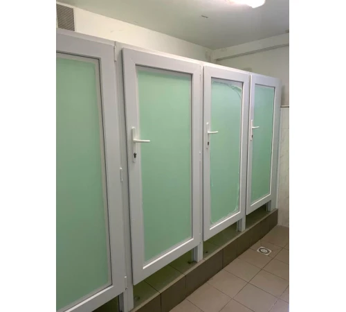 Металлопластиковые двери для технических помещений REHAU EURO 60 поворотные 900 x 2000 мм