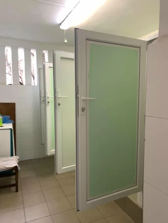 Металлопластиковые двери для технических помещений REHAU EURO 70 поворотные 850 x 2000 мм