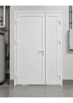 Металопластикові двері для технічних приміщень VEKA Softline 76 поворотні 1200 x 1900 мм