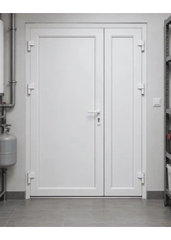 Металопластикові двері для технічних приміщень WDS 5S поворотні 1150 x 2000 мм