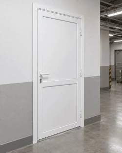 Металопластикові двері для технічних приміщень Steko IDEAL 4000 поворотні 750 x 2000 мм