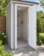Металлопластиковые двери для технических помещений REHAU EURO 60 поворотные 900 x 2000 мм