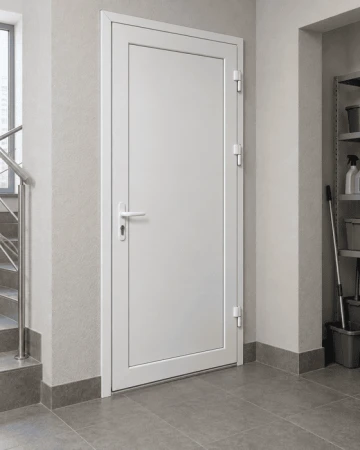 Металлопластиковые двери для технических помещений WDS 5S поворотные 950 x 2000 мм