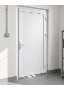 Металлопластиковые двери для технических помещений VEKA Softline 76 поворотные 800 x 2000 мм