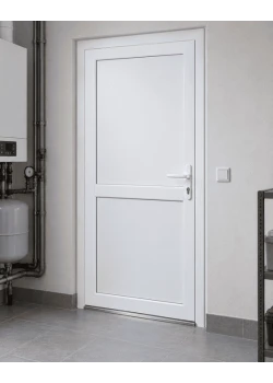 Металлопластиковые двери для технических помещений REHAU EURO 60 поворотные 700 x 2000 мм