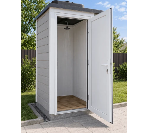 Металлопластиковые двери для технических помещений REHAU EURO 70 поворотные 850 x 2000 мм