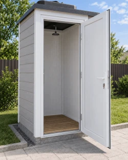 Металопластикові двері для технічних приміщень VEKA Softline 70 поворотні 950 x 1900 мм