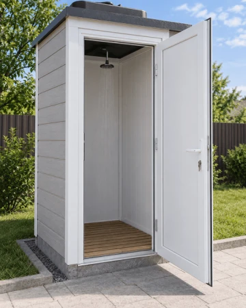 Металлопластиковые двери для технических помещений REHAU EURO 70 поворотные 850 x 2000 мм