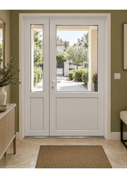 Металлопластиковые входные двери VEKA Softline 82 1300 x 2000 мм