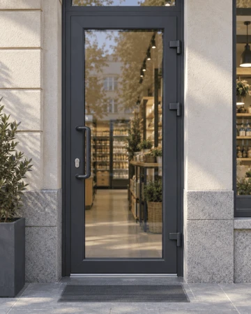 Металлопластиковые входные двери VEKA Softline 1000 x 2100 мм ламинированные