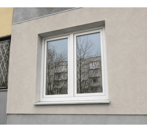 Металлопластиковое окно Decco V70 двустворчатое с поворотно-откидной створкой 1200 x 1400 мм