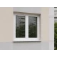 Металлопластиковое окно VEKA Softline 82 двухстворчатое с фрамугой 1500 x 1850 мм