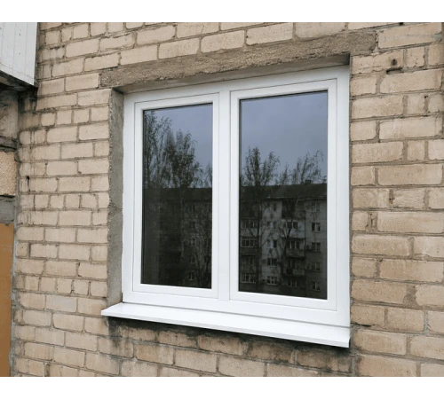 Металлопластиковое окно WDS 6S двустворчатое с поворотно-откидной створкой 1200 x 1400 мм