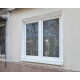 Металлопластиковое окно WDS 76MD двустворчатое с поворотно-откидной створкой 1200 x 1400 мм