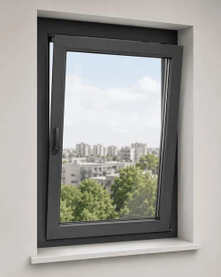 Металопластикове вікно WDS 5S 1-стулкове поворотно-відкидне ламіноване 1200×1100 мм