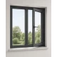 Металлопластиковое окно REHAU Euro 60 2-створчатое поворотно-откидное ламинированное 1300×1400 мм