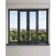 Металлопластиковое окно REHAU Euro 60 4-створчатое с 2 поворотно-откидными створками ламинированное 2500×1500 мм