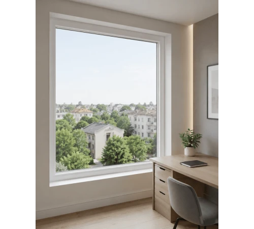 Металопластикове вікно REHAU EURO 60 глухе 1000 x 1000 мм