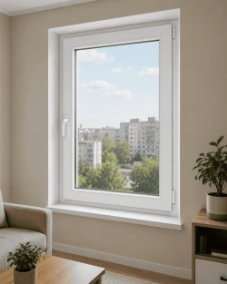 Металопластикове вікно Steko 8S MD 1-стулкове поворотно-відкидне 1100×1200 мм
