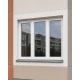Металопластикове вікно Kommerling 70ST plus тристулкове з поворотно-відкидною стулкою 2100x1100 мм