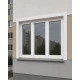 Металлопластиковое окно WDS 5S трёхстворчатое с поворотно-откидной створкой 2200x1000 мм