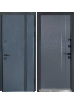 Двері ТЕРМО ХАУС Kale 710/265 Темний антрацит/Вулична антрацит сірий