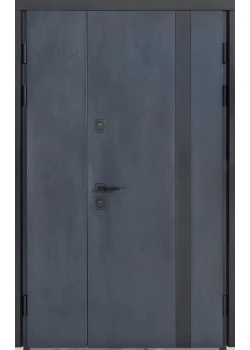 Двері ТЕРМО ХАУС 1200 мм Kale 710/265 Темний антрацит/Вулична антрацит сірий
