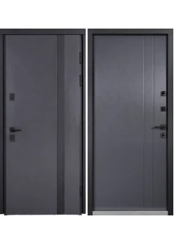 Двері Котедж 710/265 Metalic anthracite/Вулична Антрацит сірий