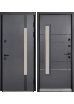Двері Котедж 705/431 Metalic anthracite/Вулична Антрацит сірий