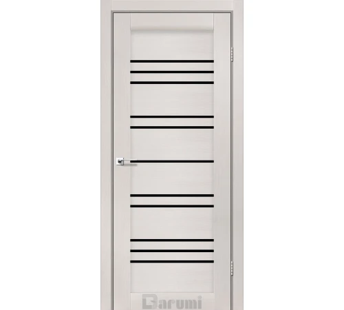 Міжкімнатні Двері Darumi Doors Versal дуб ольс Чорне скло Ламінатин