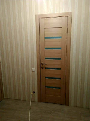 ДВЕРИ ЛАГУНА ПВХ (БЕЛОЕ СТЕКЛО) ОМИС