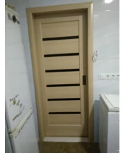 Двері Новий Стиль Ностра Лінея Чорне скло