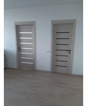 Двери Новый Стиль MODA Леона Черное стекло