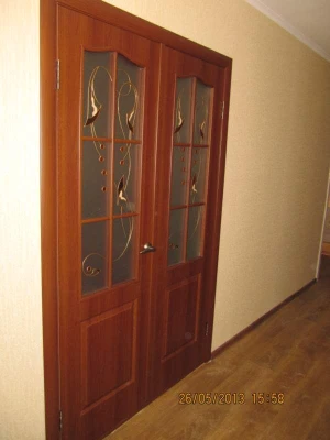 Фортис В полустекло двойные двери